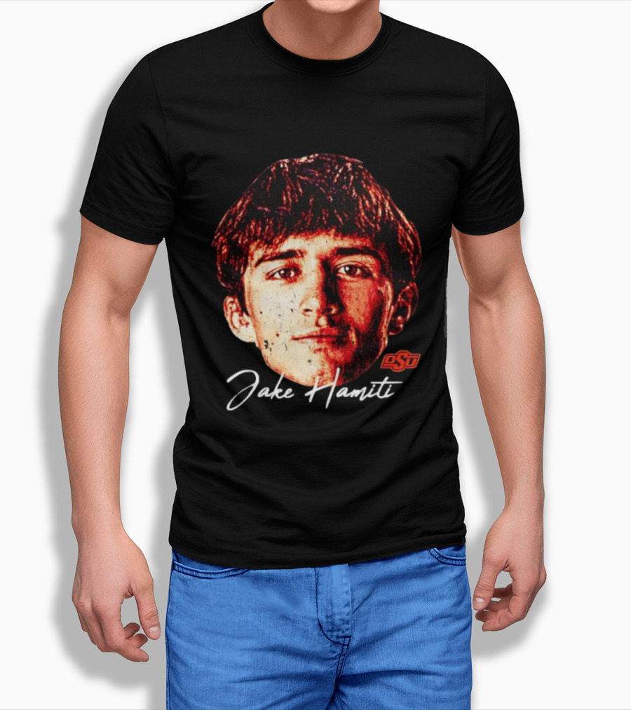 Jake Hamiti Oklahoma State Wrestling OSU Swag T-Shirt