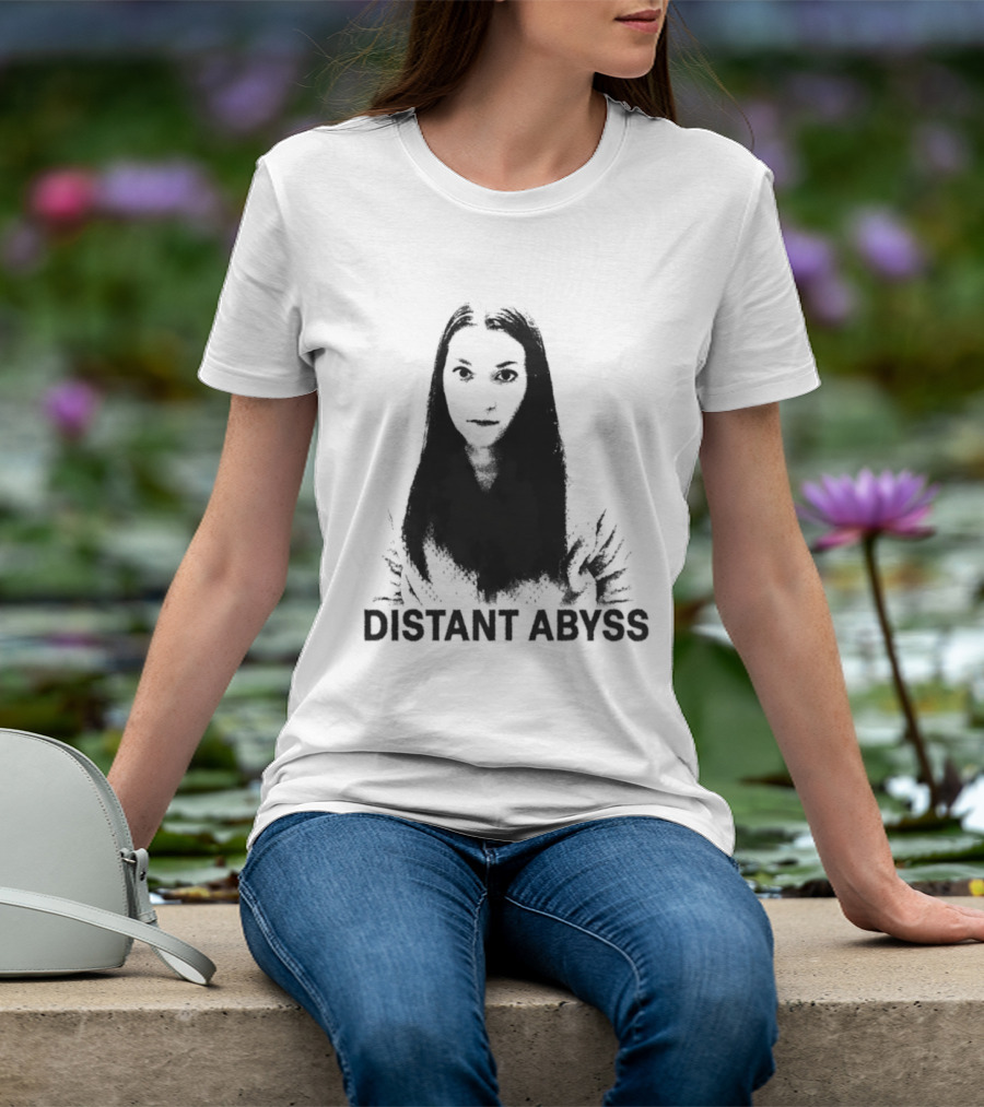 Distant Abyss Gothic Dark Aesthetic Minimalist T-Shirt
