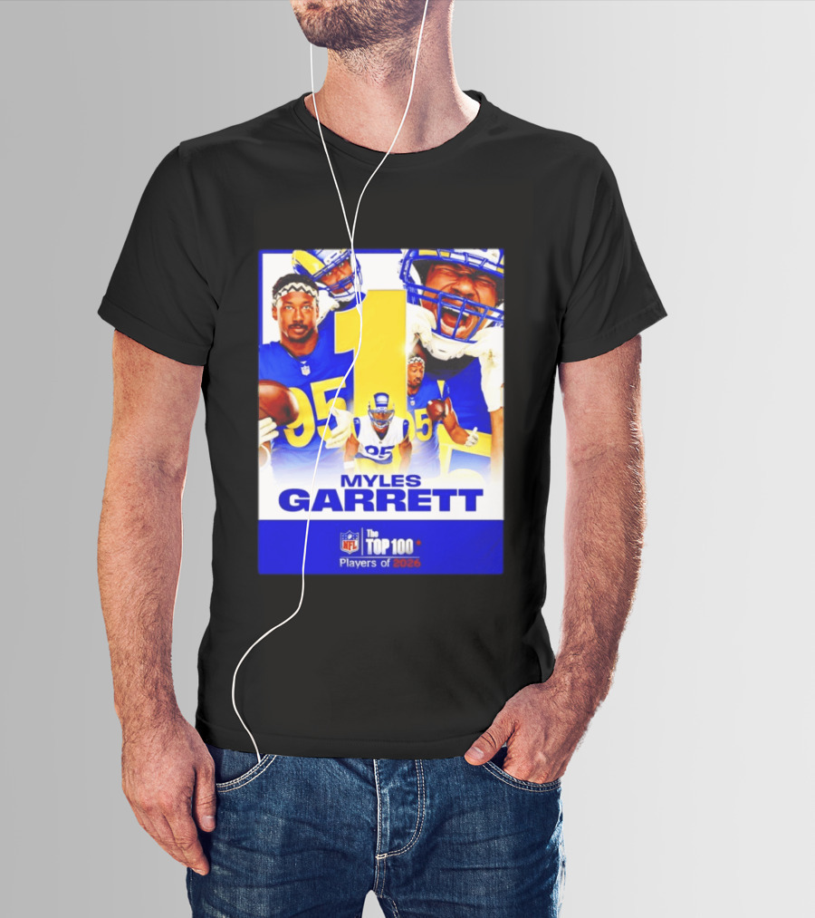 Myles Garrett Rams NFL Top 100 Players 2026 T-Shirt
