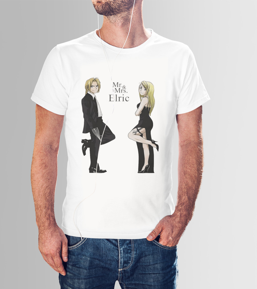 Edward Elric And Winry Rockbell Mr. And Mrs. Elric T-Shirt