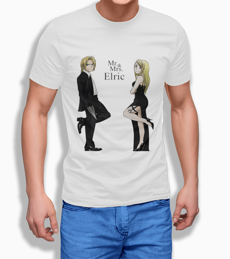 Edward Elric And Winry Rockbell Mr. And Mrs. Elric T-Shirt