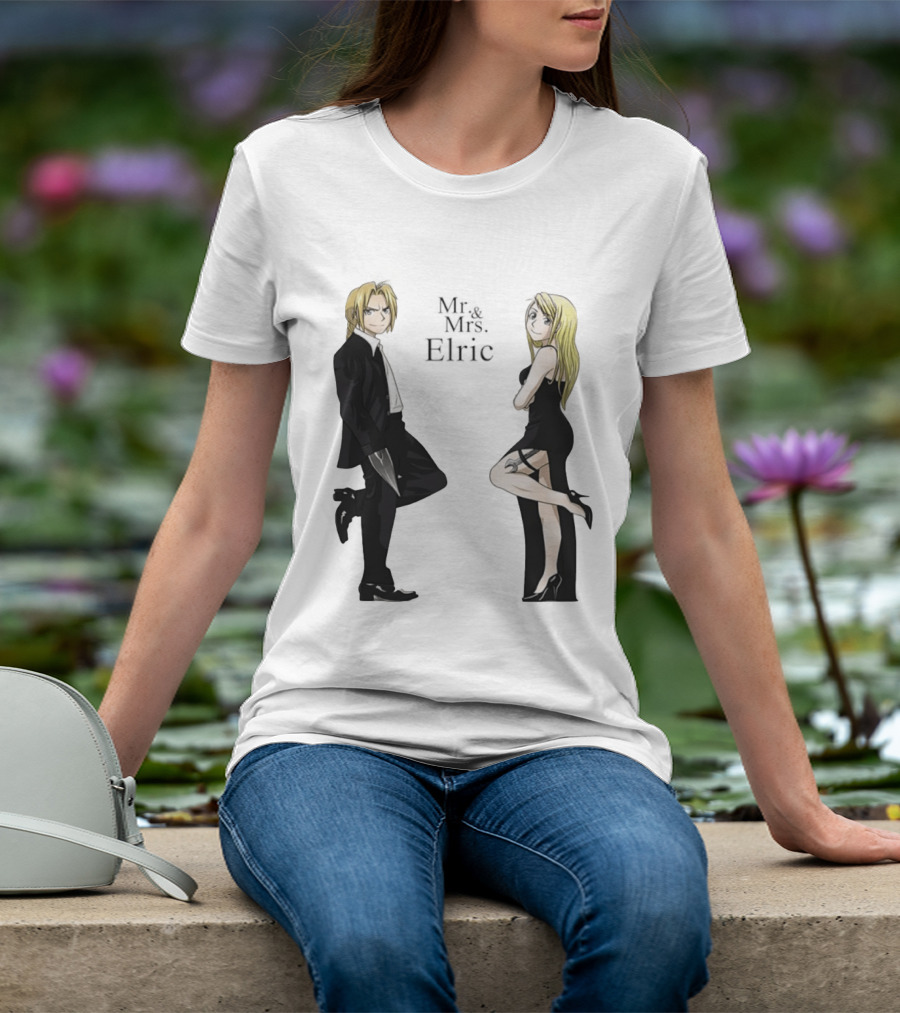 Edward Elric And Winry Rockbell Mr. And Mrs. Elric T-Shirt