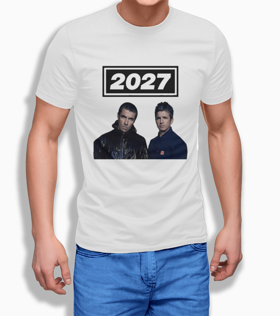 Noel Gallagher Oasis 2027 Tour Liam Gallagher T-Shirt