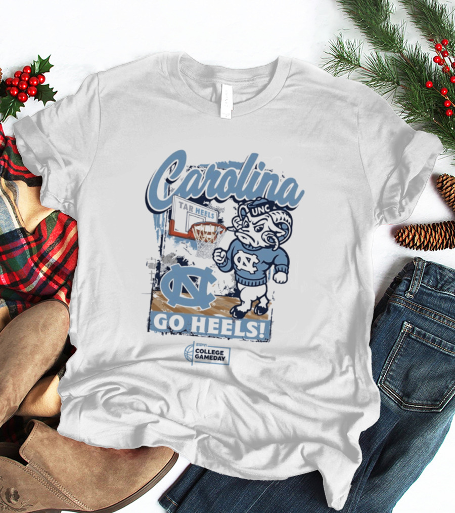 Carolina Tar Heels UNC 2026 College GameDay Go Heels T-Shirt