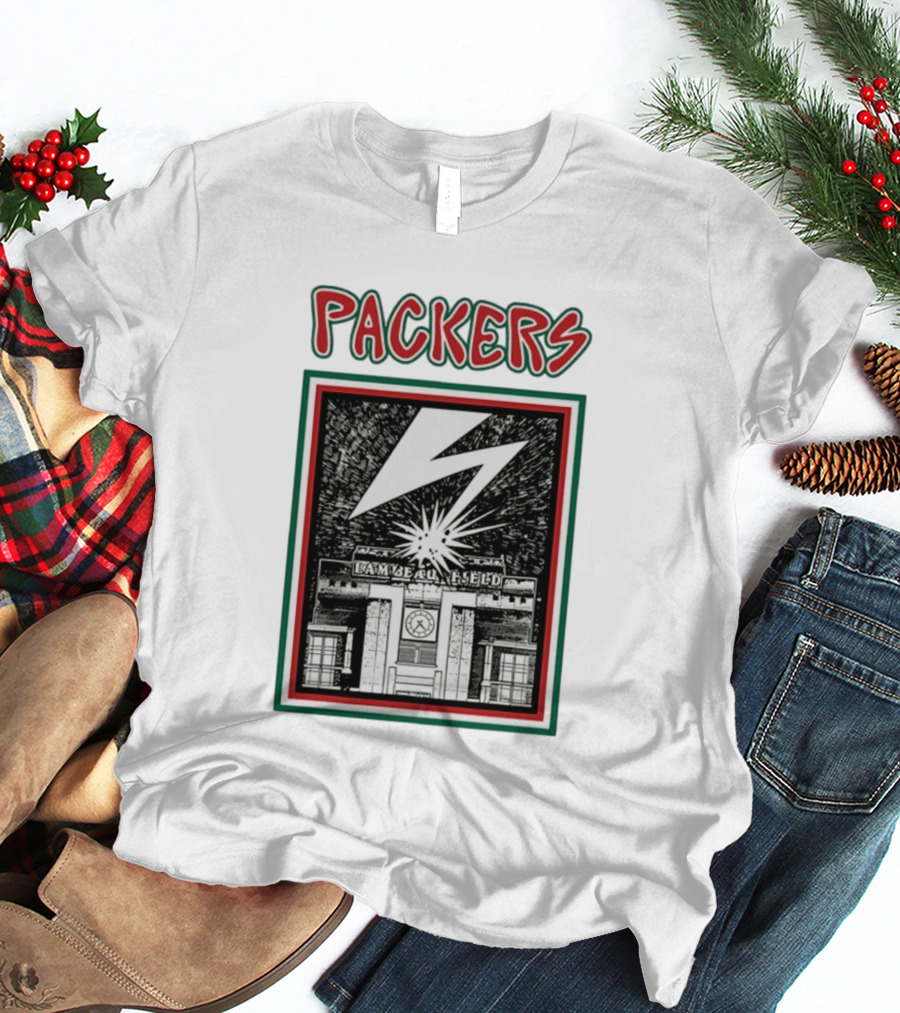 Packers Lambeau Field Green Bay Bad Brains Lightning Burst T-Shirt