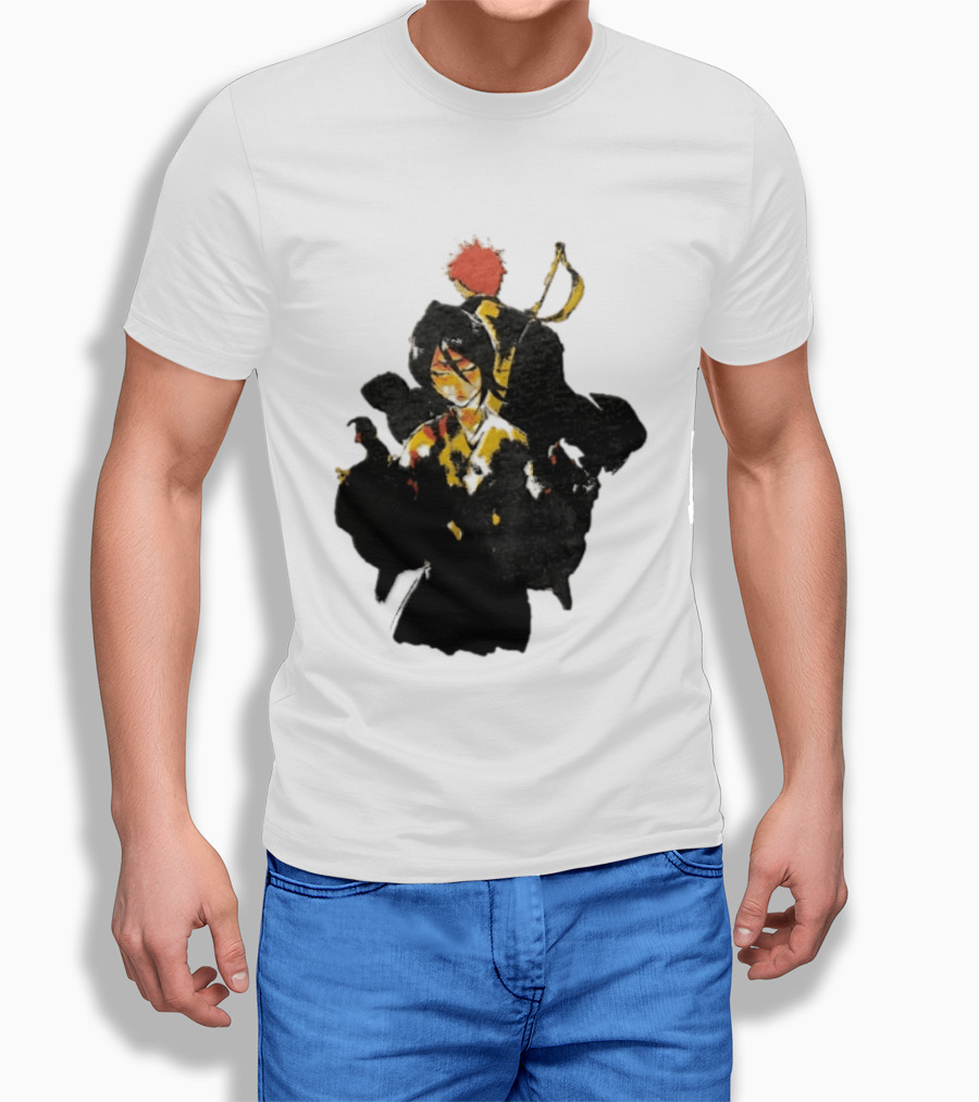 Rukia Kuchiki And Ichigo Kurosaki Spirit Battle Bleach Anime Fan Favorite Characters T-Shirt