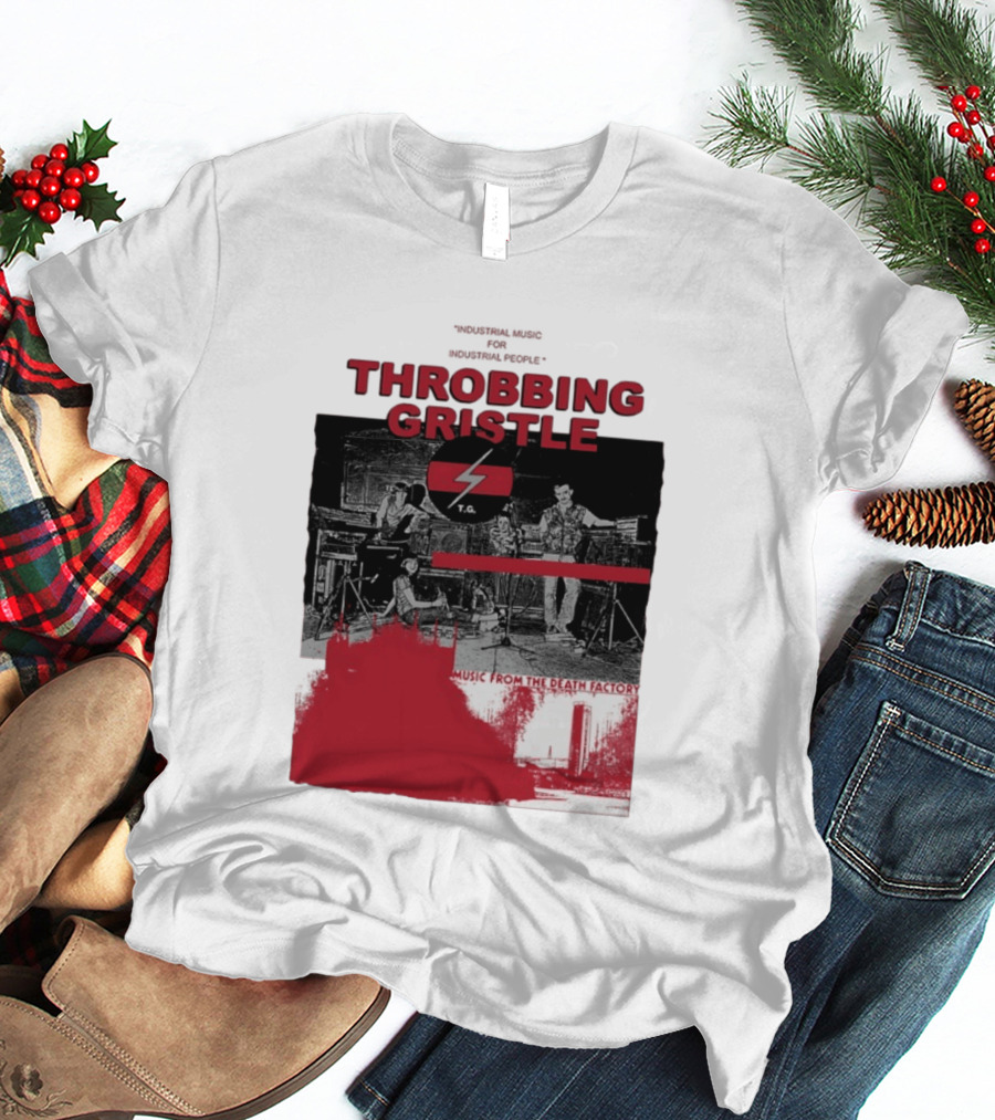 Throbbing Gristle T.G. Industrial Music From The Death Factory T-Shirt
