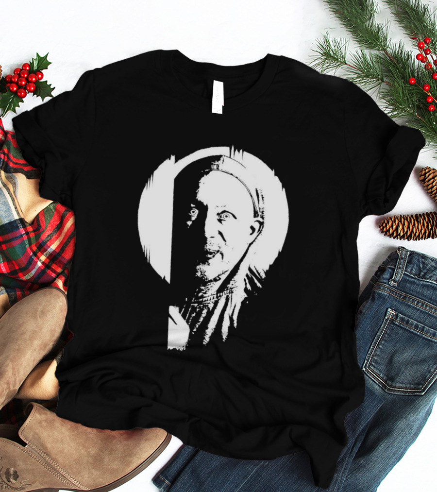Curious Guy Limmy's Homemade Show Scottish Comedy Stencil T-Shirt