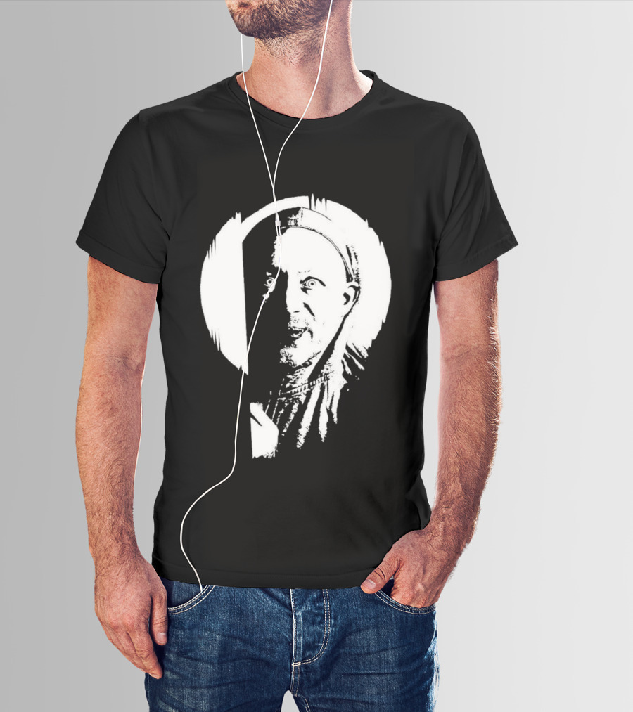 Curious Guy Limmy's Homemade Show Scottish Comedy Stencil T-Shirt