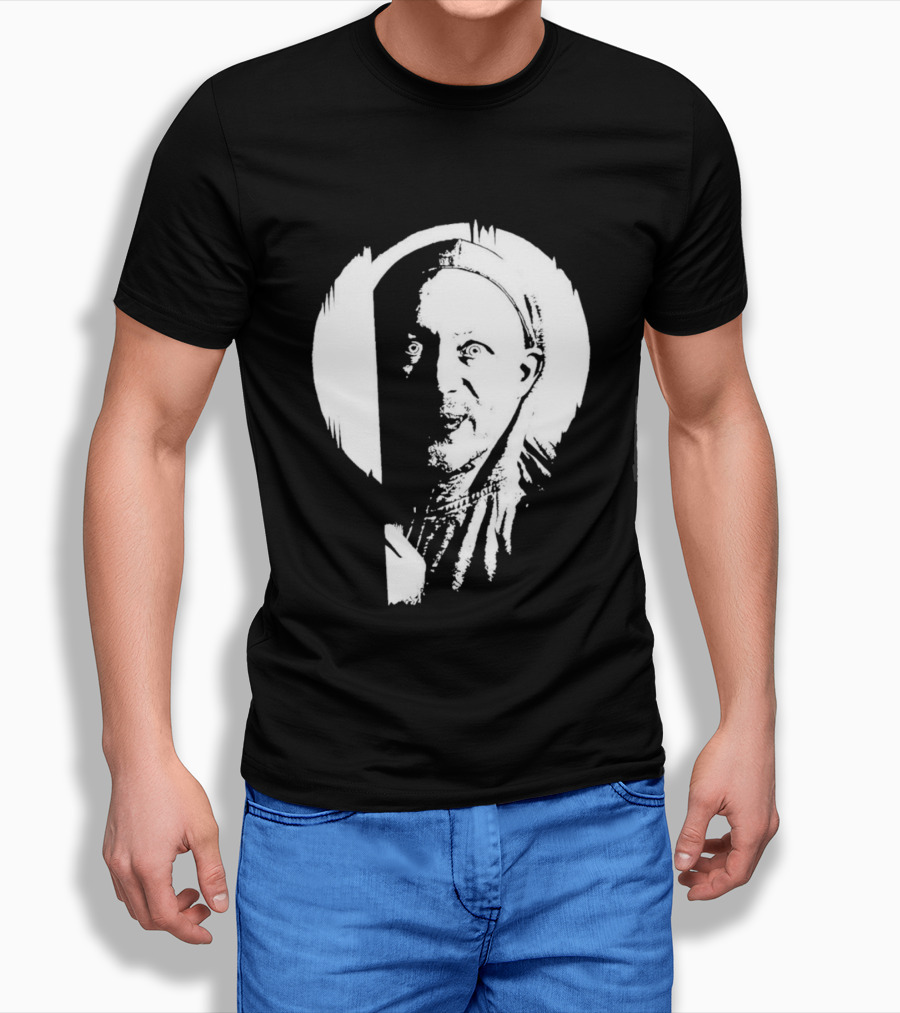 Curious Guy Limmy's Homemade Show Scottish Comedy Stencil T-Shirt