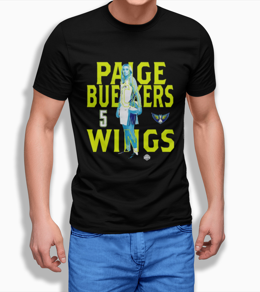 Paige Bueckers 5 Wings Player Stance T-Shirt