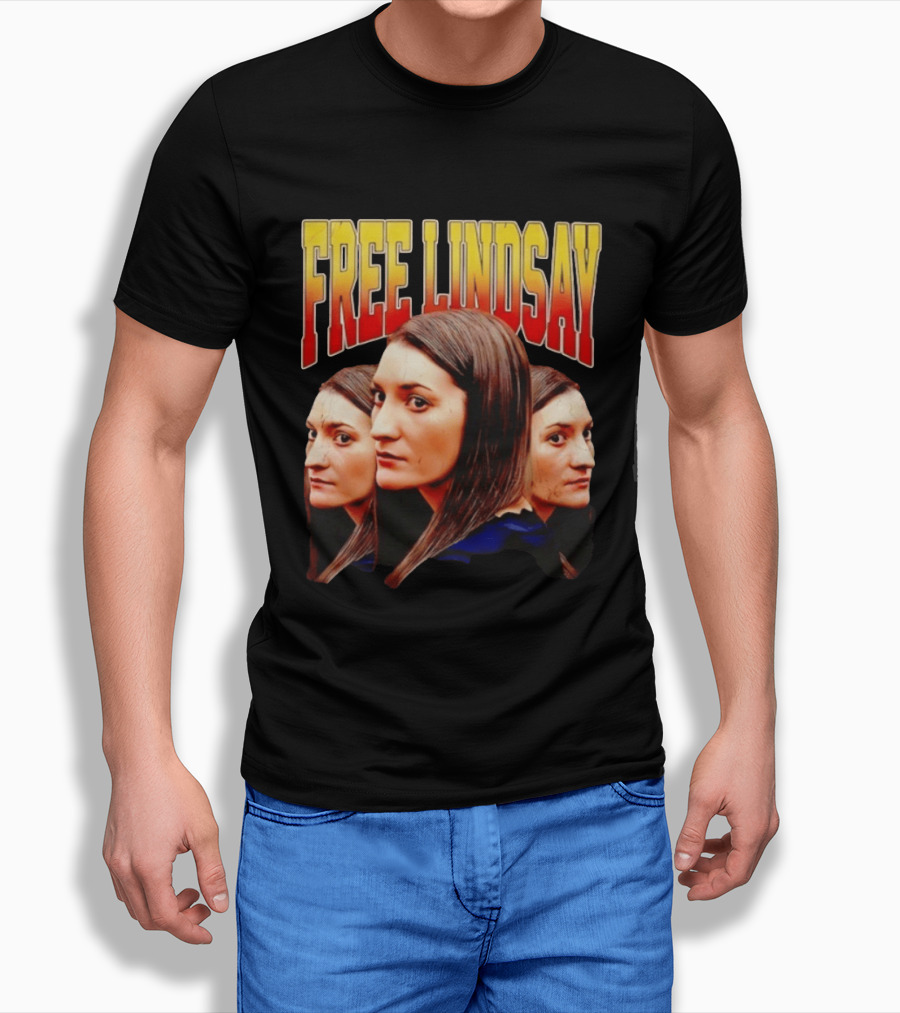 FREE LINDSAY Clancy Multiple Faces T-Shirt