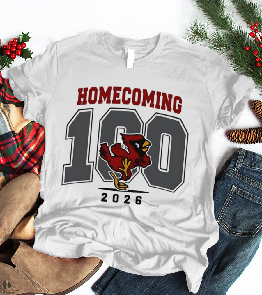 Ball State Cardinals Homecoming 100 2026 T-Shirt