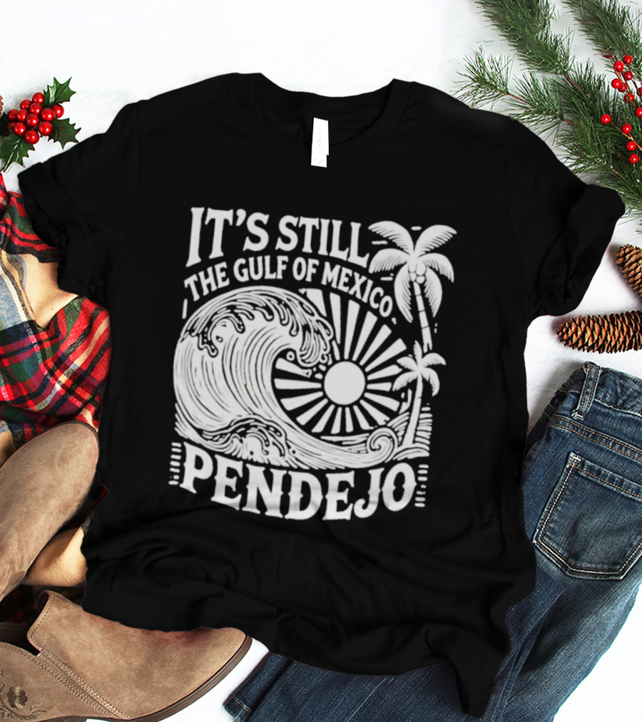 It's Still The Gulf Of Mexico Pendejo Wave Palm Sun T-Shirt