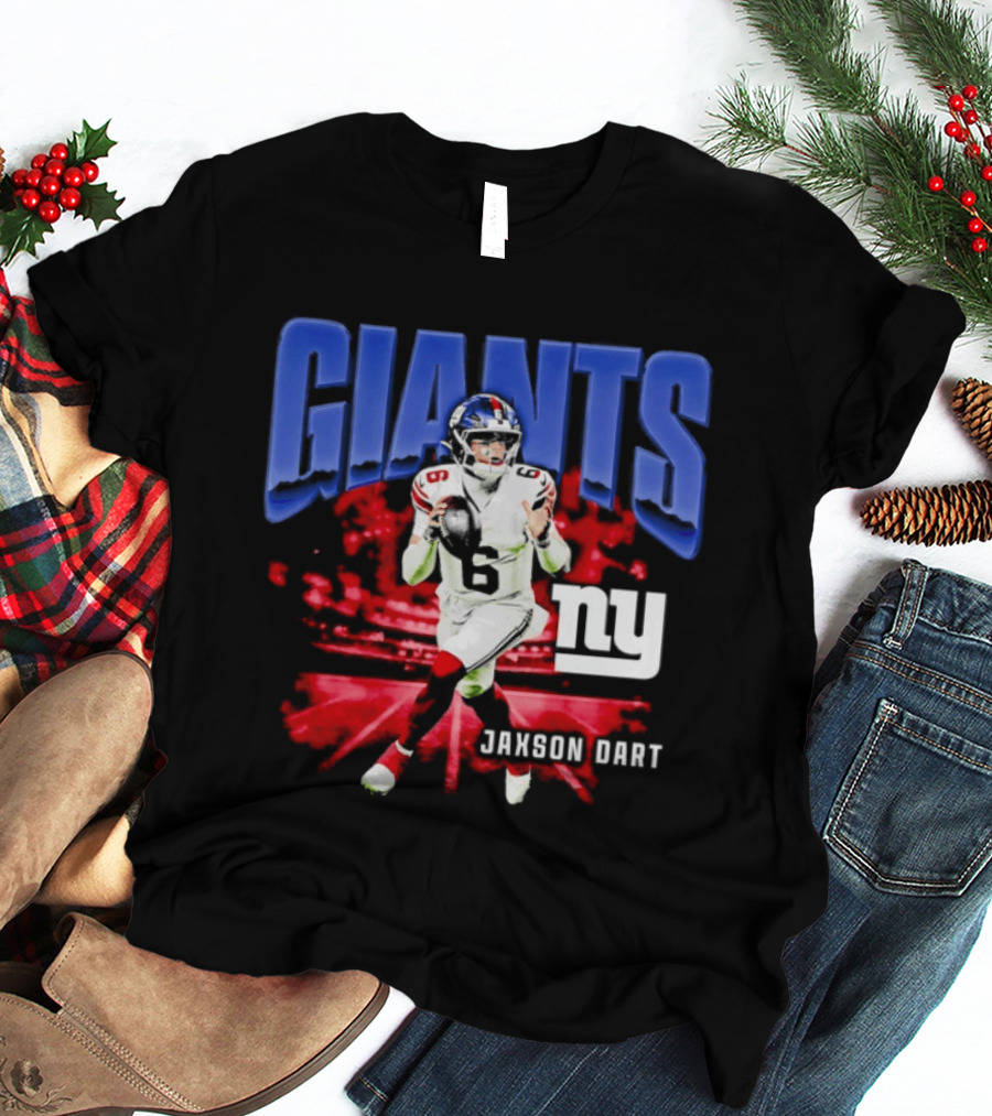 Jaxson Dart New York Giants Football Giants Ny T-Shirt
