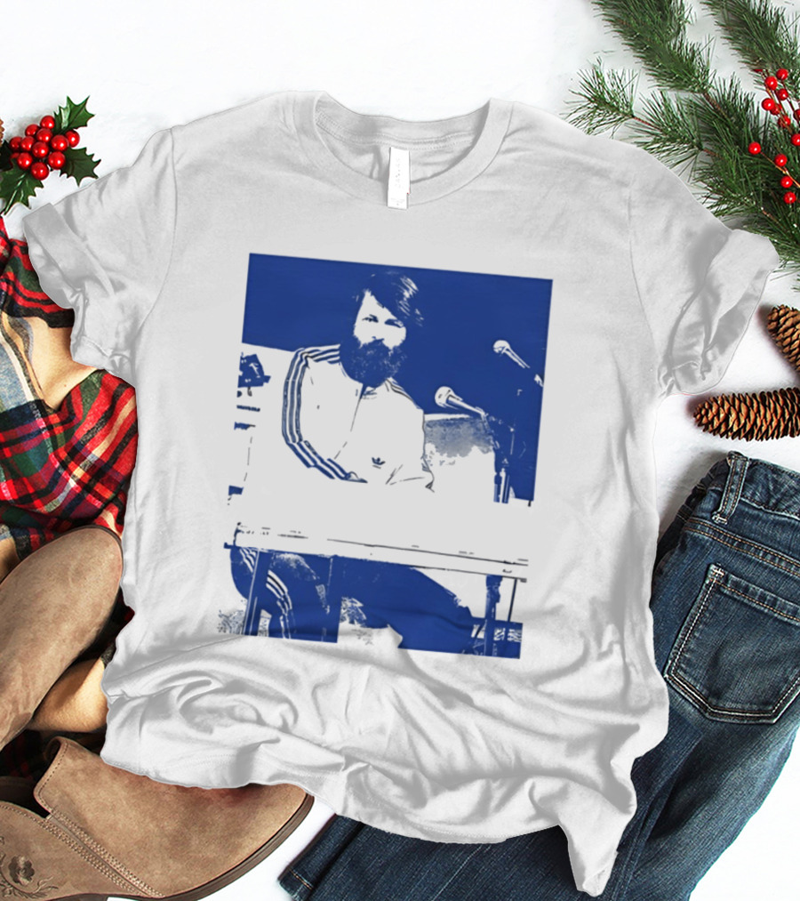 Brian Wilson Piano Microphone Live Performance T-Shirt