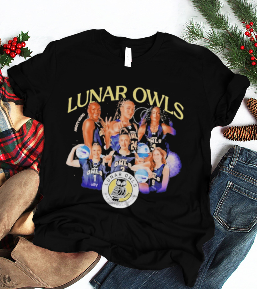 Lunar Owls Basketball Club Ally Team Players T-Shirt