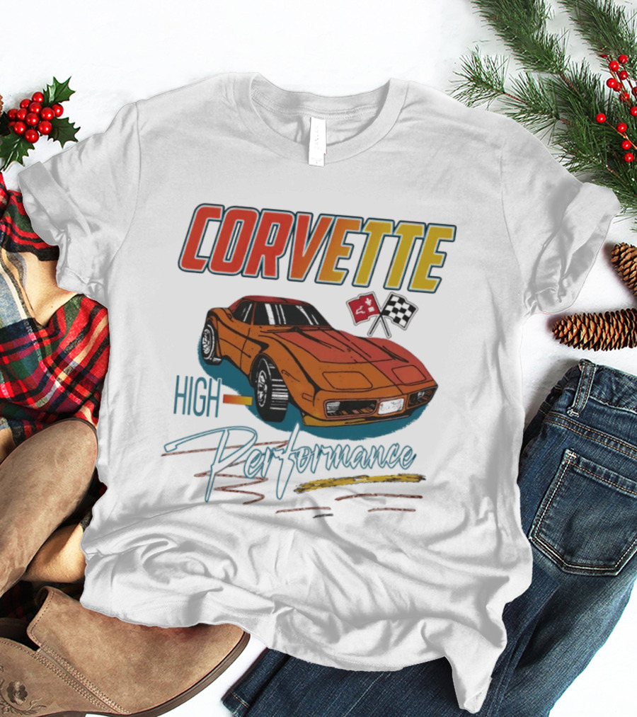 Corvette High Performance Racing Car T-Shirt