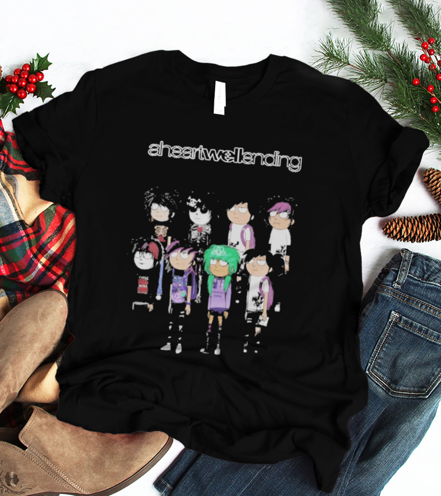 Aheartwellending Heartwell Homies Cartoon Characters T-Shirt