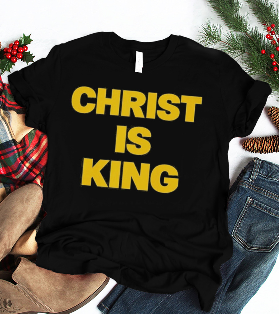 Blake Anderson Christ Is King Bold Yellow T-Shirt