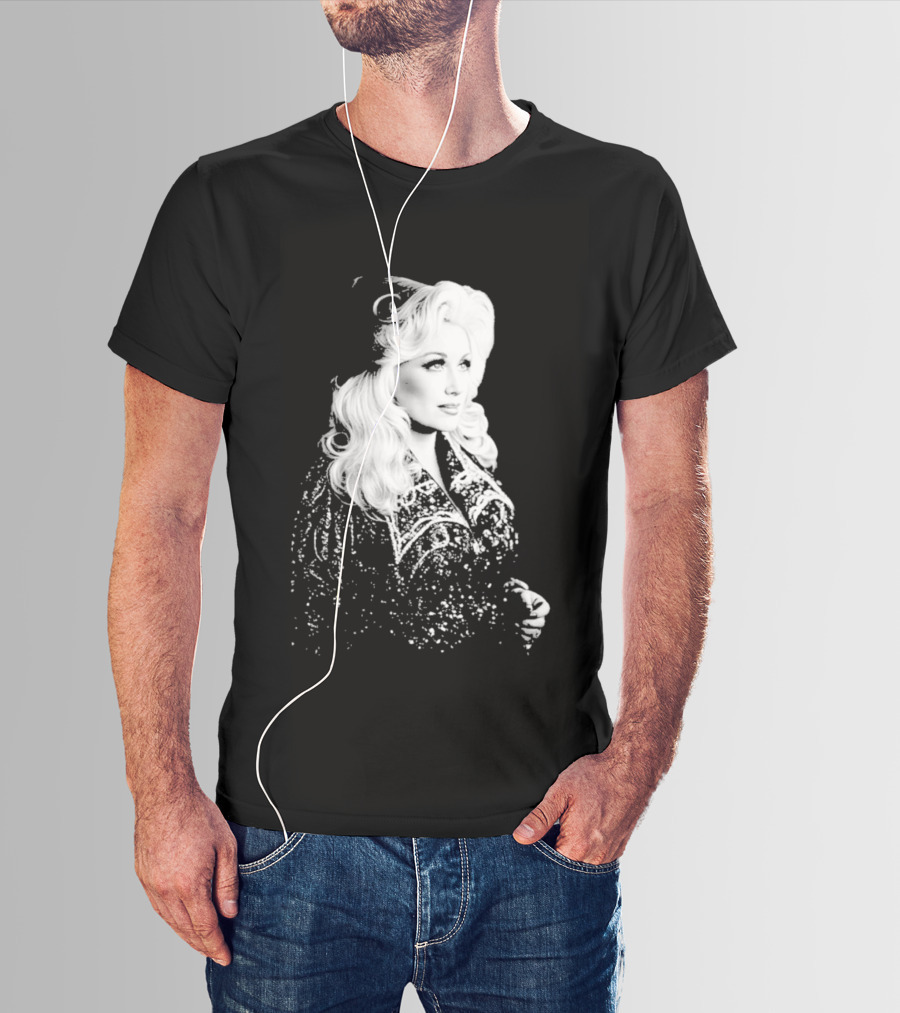 Glamorous Dolly Parton Vintage Style Image T-Shirt