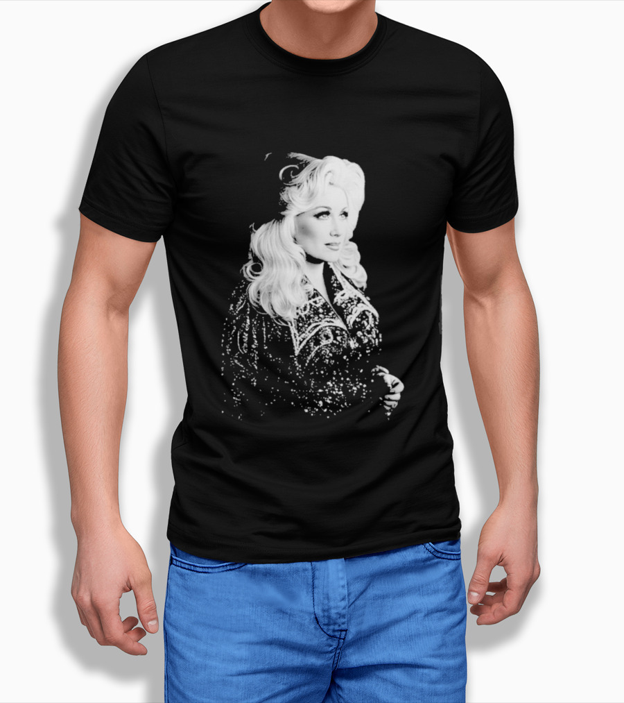Glamorous Dolly Parton Vintage Style Image T-Shirt