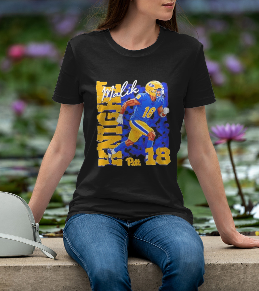 Malik Knight 18 Pitt Panthers Football Player T-Shirt
