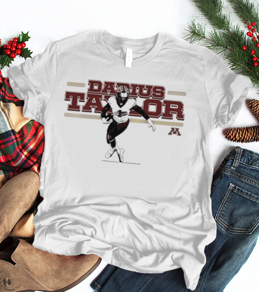 Darius Taylor Minnesota Golden Gophers Football Player Pose T-Shirt