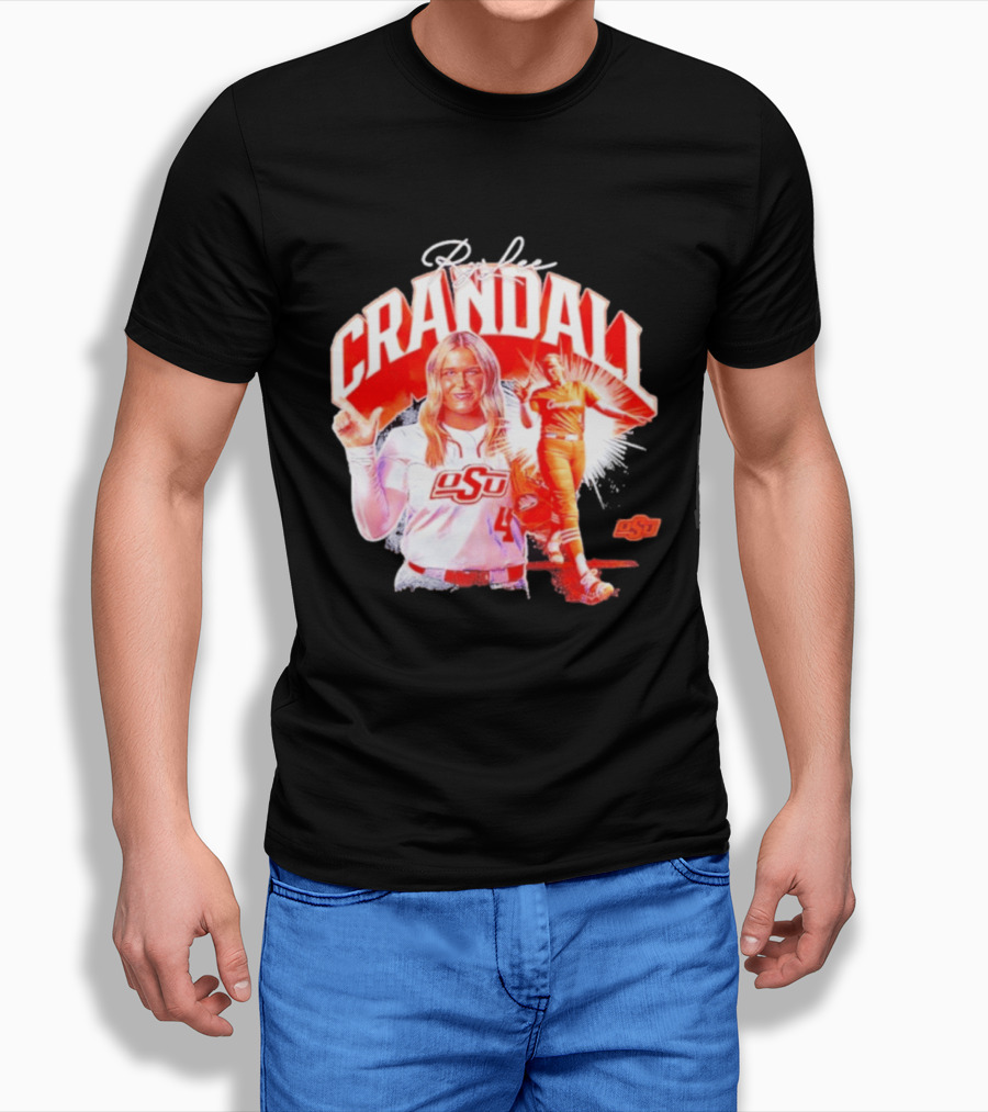 Rylee Crandall Oklahoma State Softball OSU Athlete T-Shirt