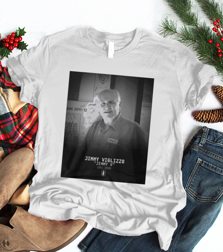 Jimmy Viglizzo "Jimmy V" 1951 2026 Commemoration Stanford Connection T-Shirt