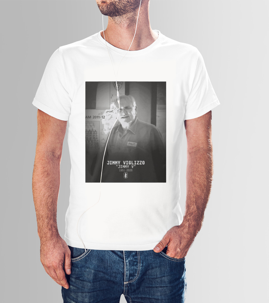 Jimmy Viglizzo "Jimmy V" 1951 2026 Commemoration Stanford Connection T-Shirt