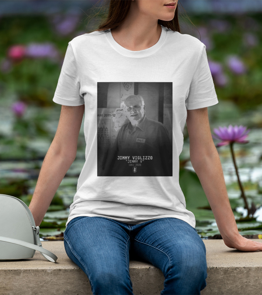 Jimmy Viglizzo "Jimmy V" 1951 2026 Commemoration Stanford Connection T-Shirt