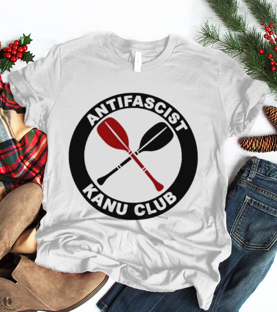 Antifascist Kanu Club Paddles T-Shirt