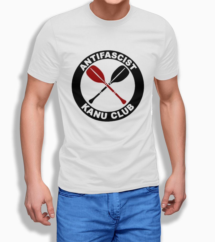Antifascist Kanu Club Paddles T-Shirt
