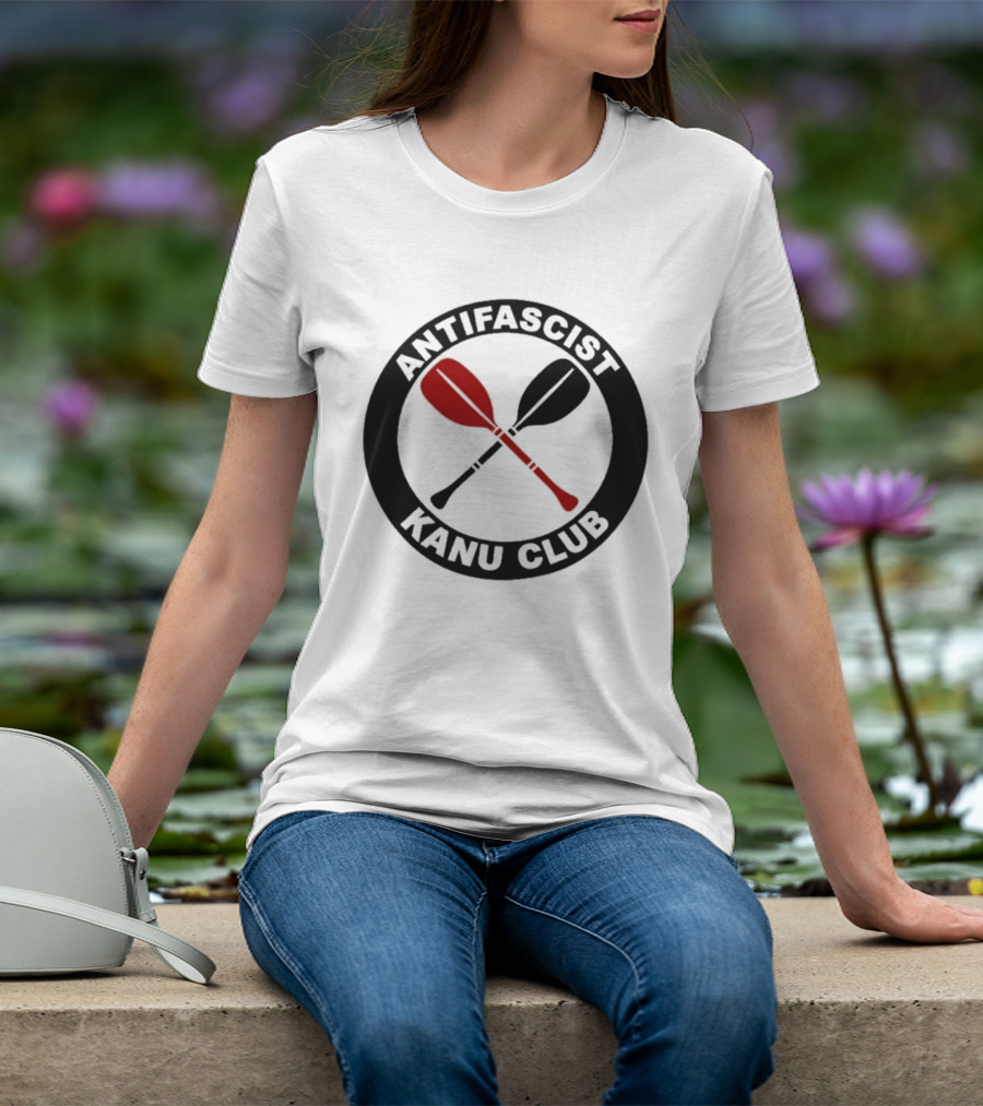 Antifascist Kanu Club Paddles T-Shirt