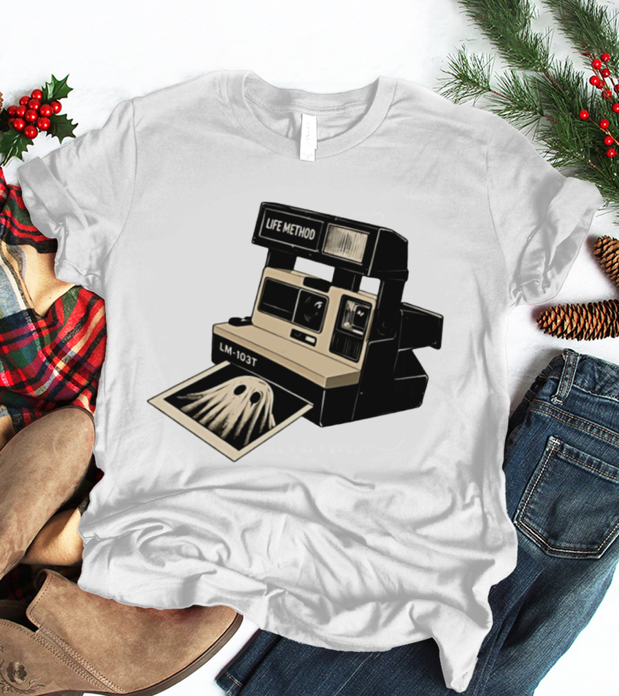 Life Method LM103T Ghost Polaroid Camera Instant Photography Film T-Shirt