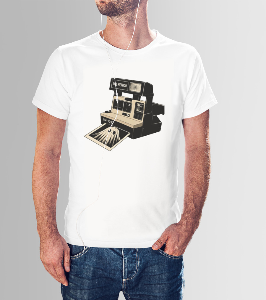 Life Method LM103T Ghost Polaroid Camera Instant Photography Film T-Shirt