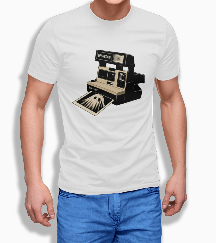 Life Method LM103T Ghost Polaroid Camera Instant Photography Film T-Shirt
