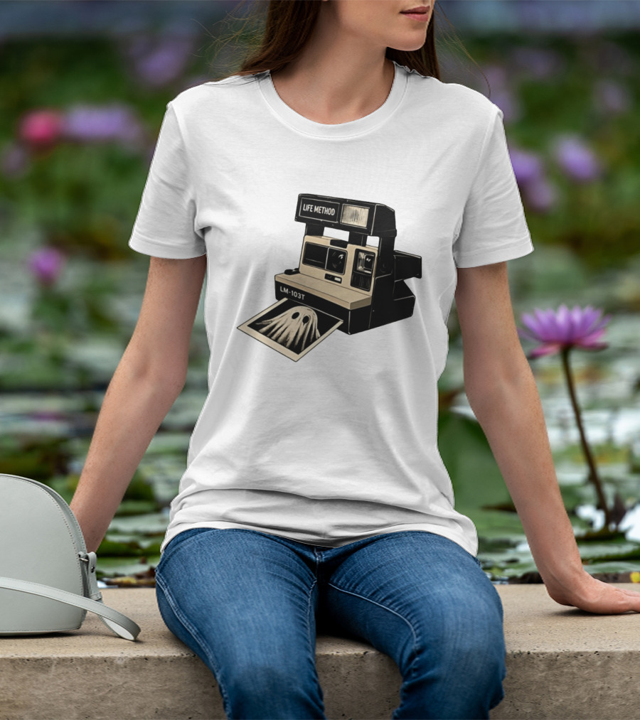 Life Method LM103T Ghost Polaroid Camera Instant Photography Film T-Shirt