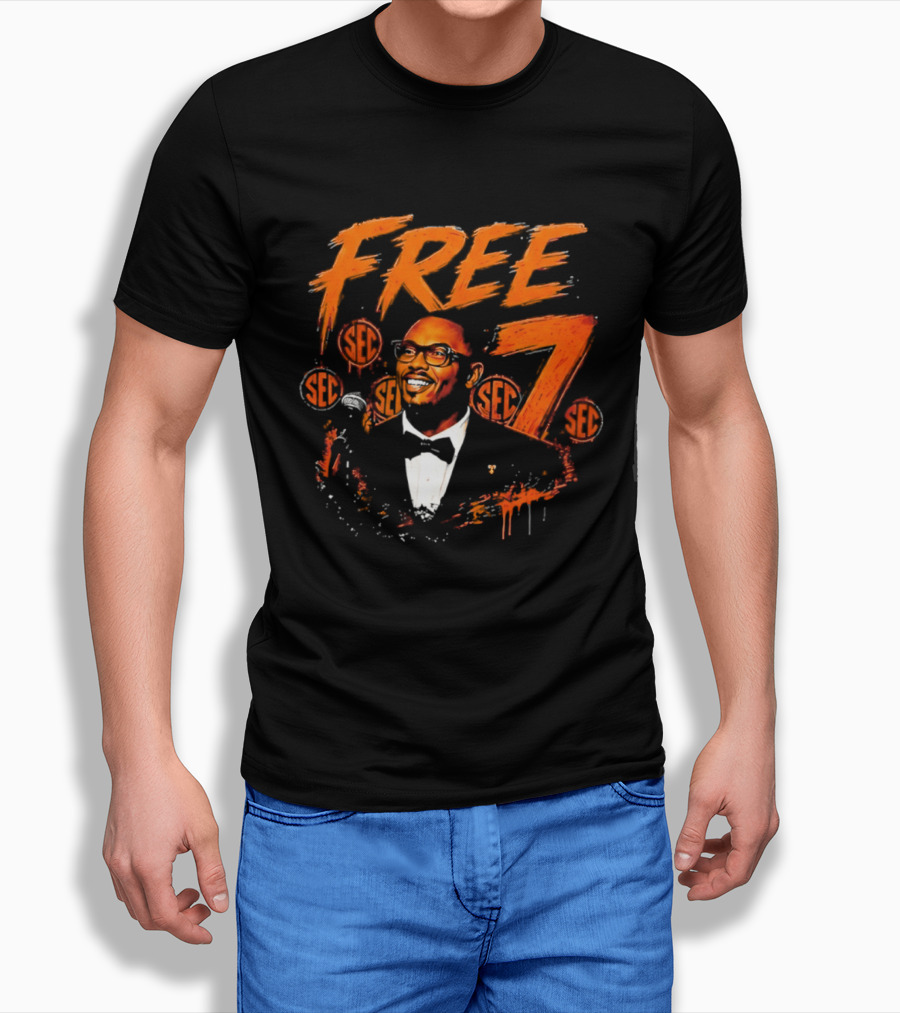 Tennessee Volunteers Arion Carter SEC Free 7 T-Shirt