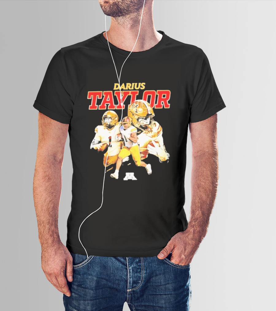 Darius Taylor Minnesota Golden Gophers Football Collage T-Shirt