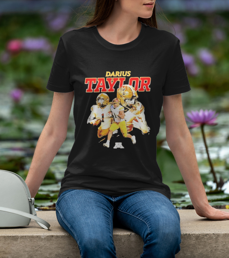 Darius Taylor Minnesota Golden Gophers Football Collage T-Shirt