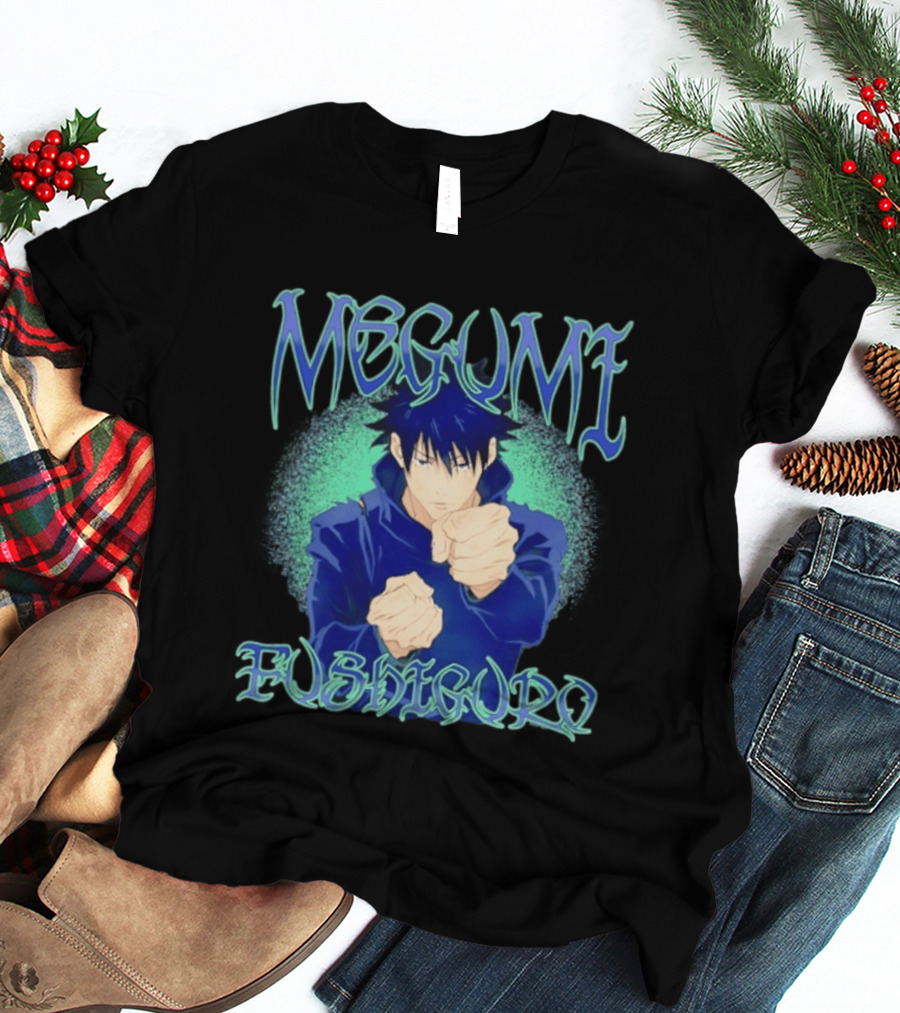 Megumi Fushiguro Action JJK Anime T-Shirt