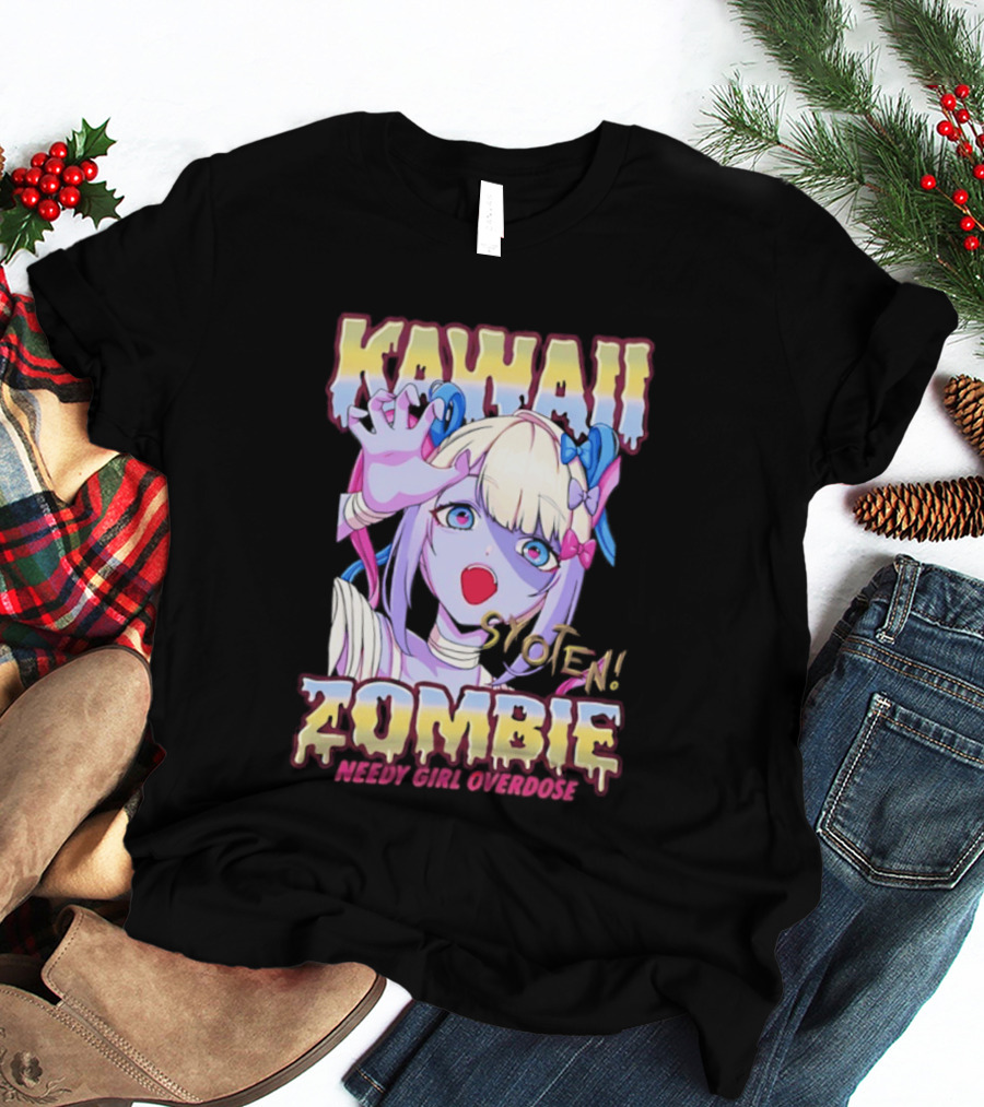 Kangel Needy Girl Overdose Kawaii Syoten Zombie Anime T-Shirt