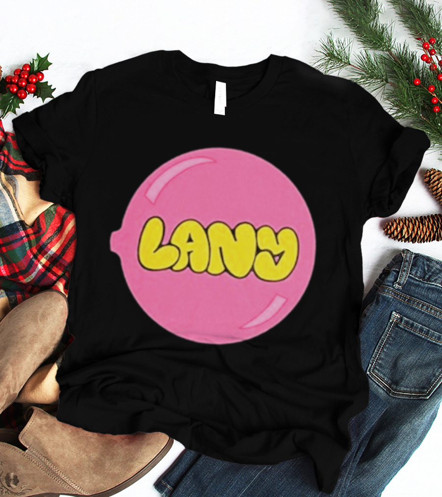 LANY Stuck On You Pink Yellow Bubble T-Shirt