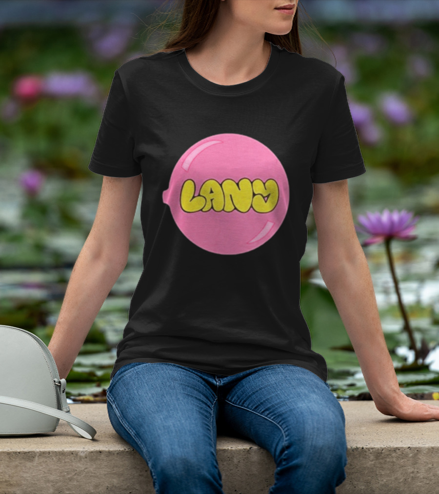 LANY Stuck On You Pink Yellow Bubble T-Shirt
