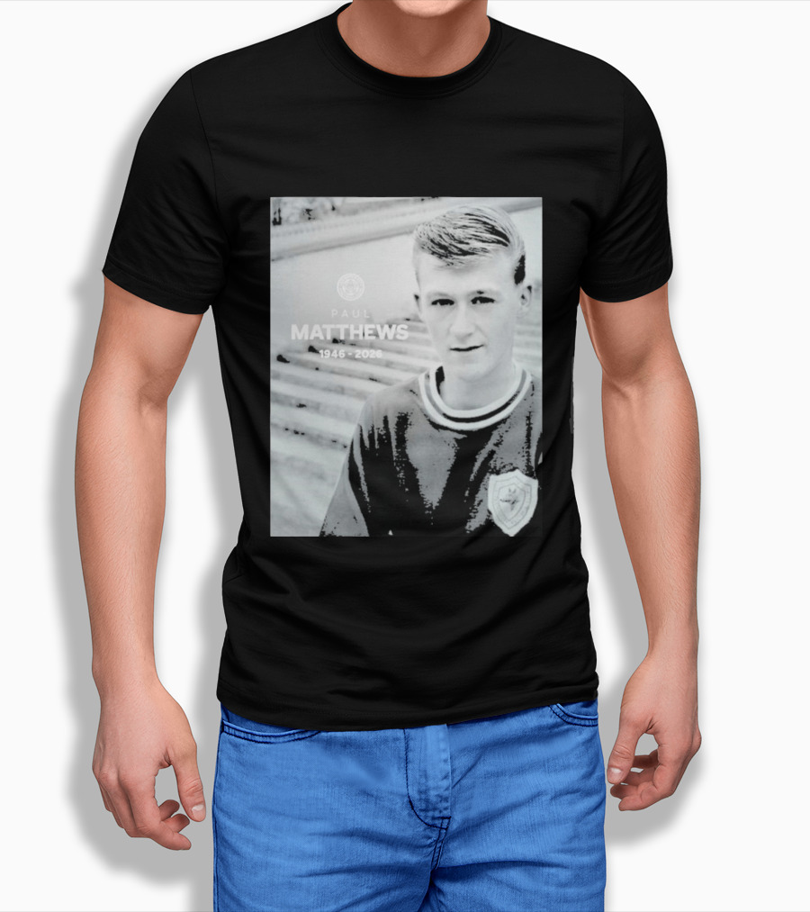 Paul Matthews 1946 2026 Memoriam Soccer Emblem Rugby T-Shirt