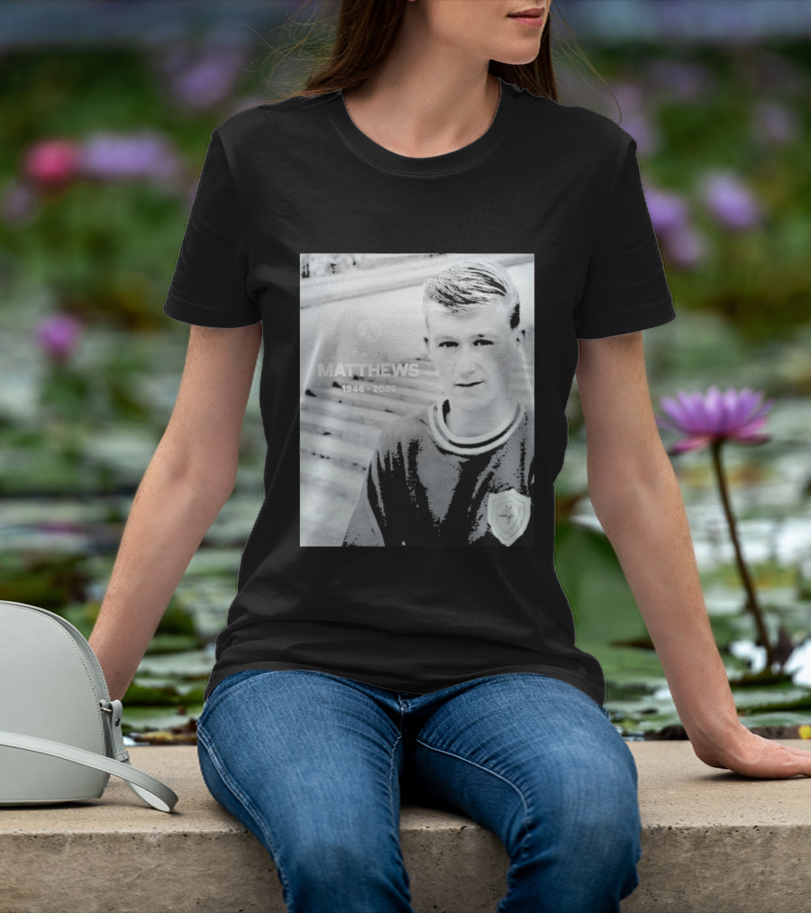 Paul Matthews 1946 2026 Memoriam Soccer Emblem Rugby T-Shirt