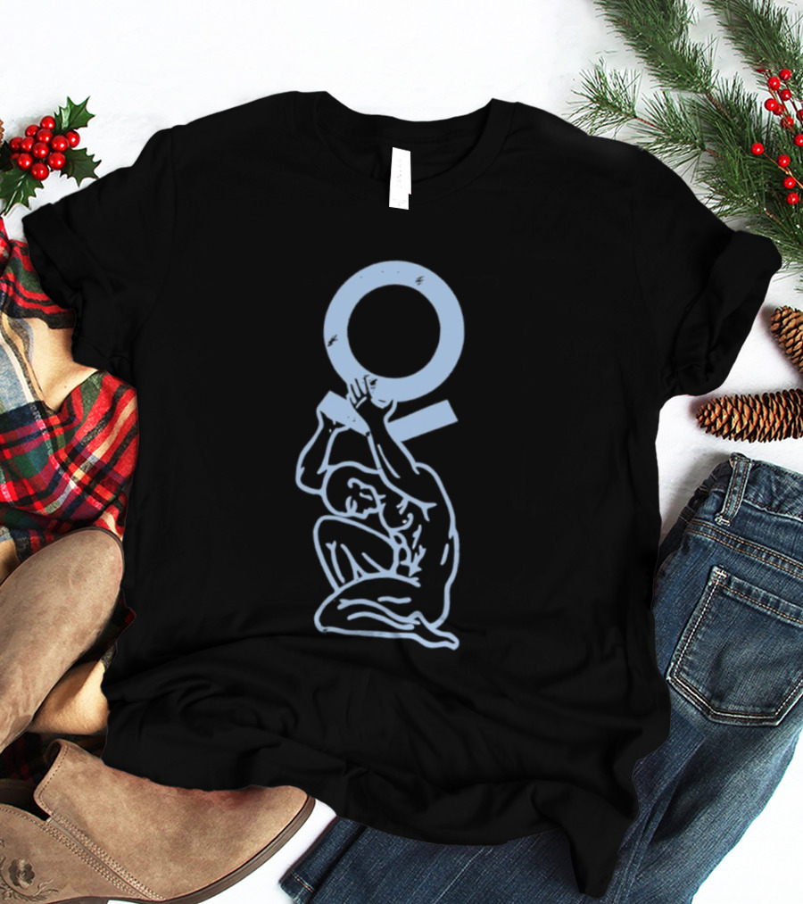 Atlas Woman Feminist Mythology Symbol Of Female Empowerment T-Shirt