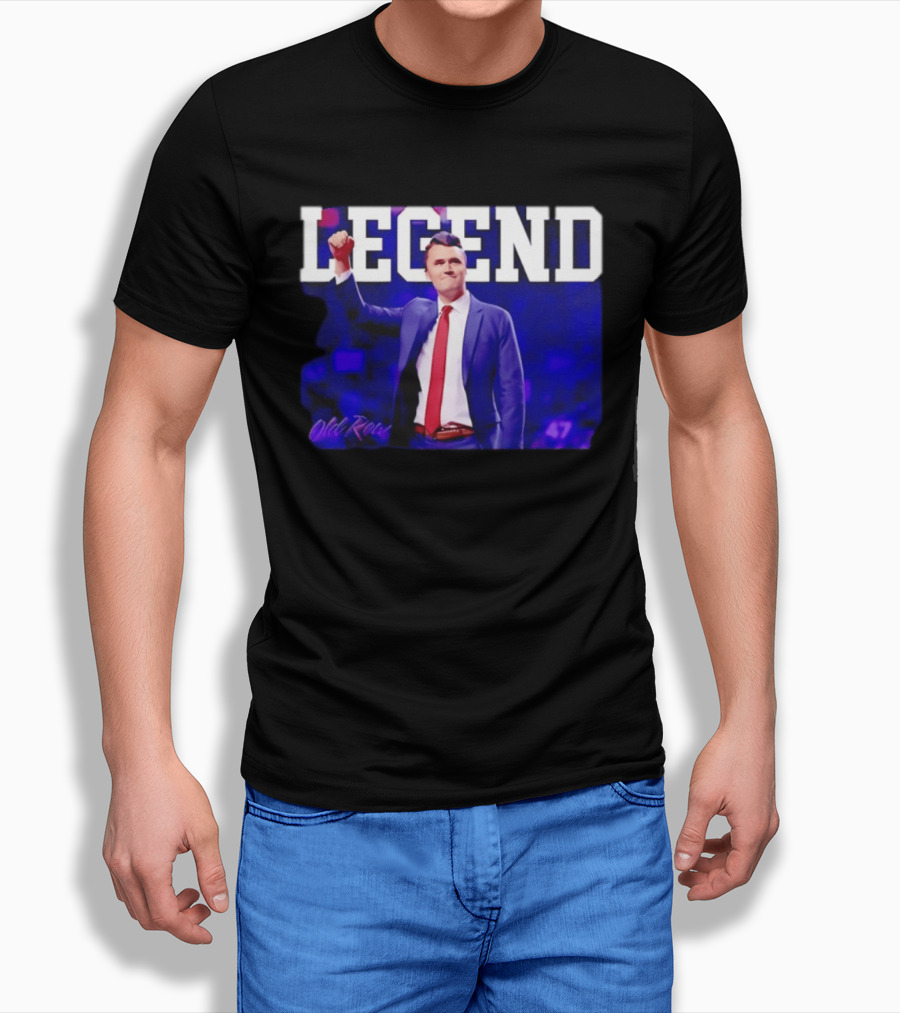 Charlie Kirk Old Row Legend 47 T-Shirt
